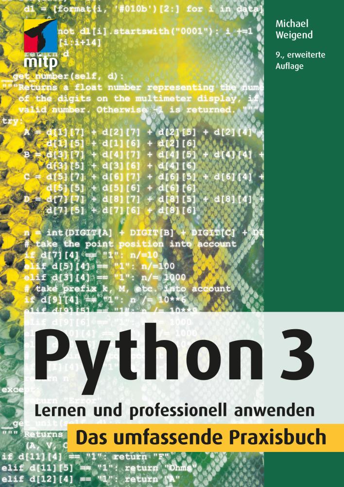 Artikelbild 1 des Artikels “Python 3 - Lernen und professionell anwenden “