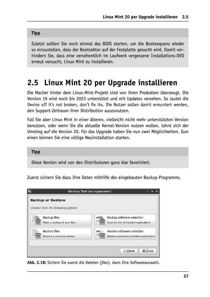 Artikelbild 2 des Artikels “Linux Mint 20 “