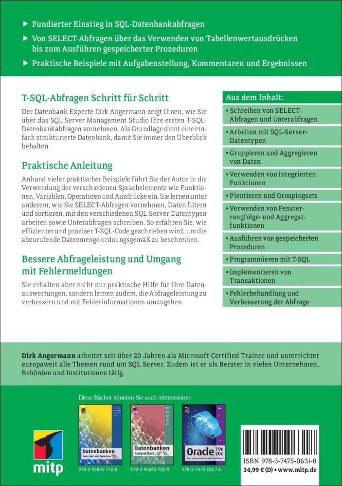 Artikelbild 2 des Artikels “T-SQL-Abfragen für Microsoft SQL-Server 2022 “
