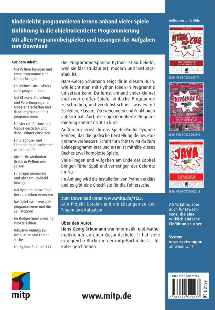 Artikelbild 2 des Artikels “Python für Kids “