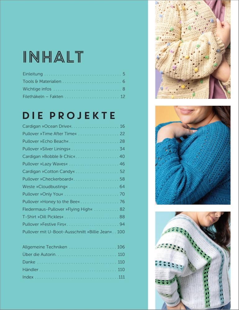 Artikelbild 3 des Artikels “Moderne Pullover & Co. mit Lochmuster häkeln “