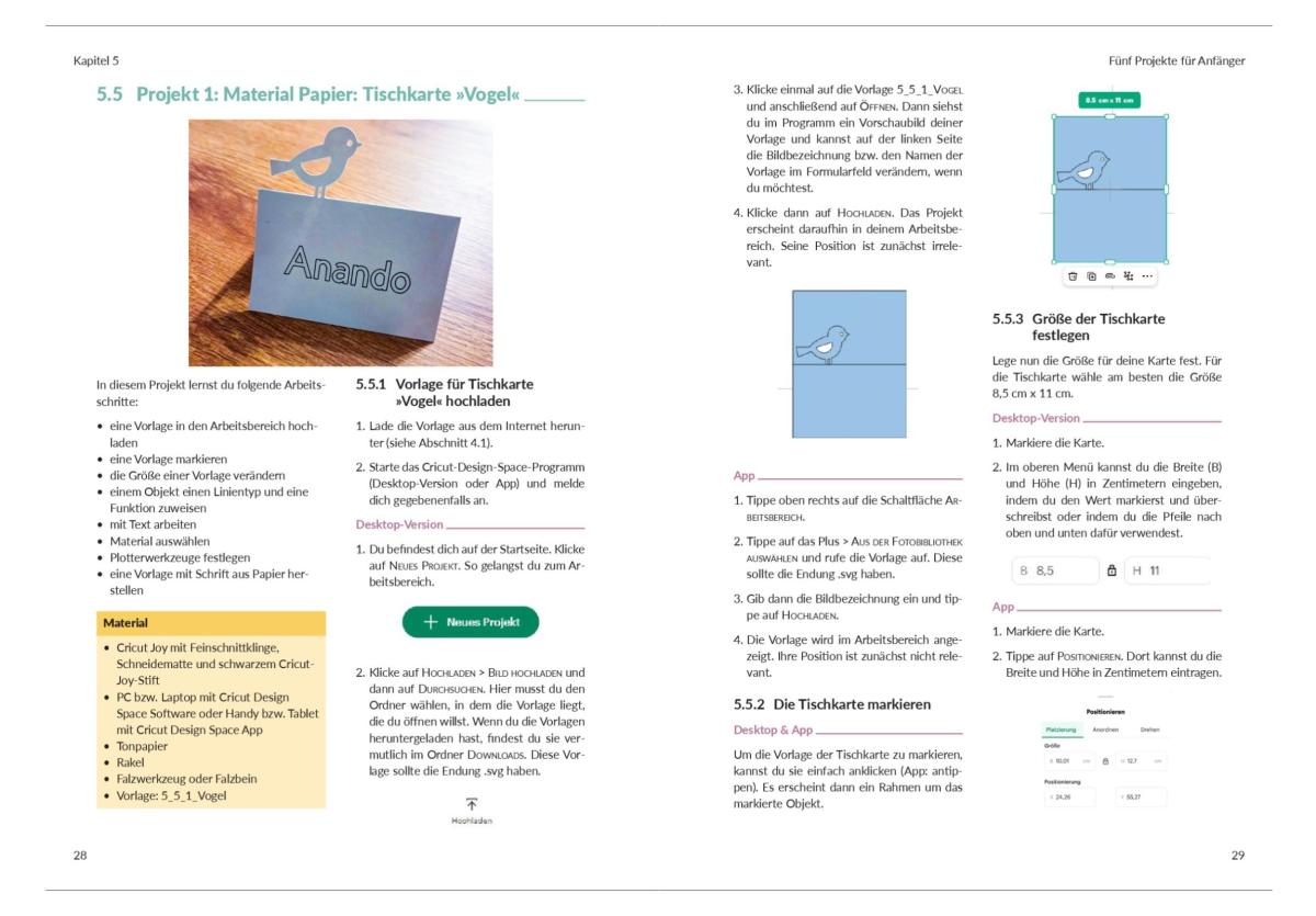 Artikelbild 3 des Artikels “Plotten mit dem Cricut Joy 2 & Cricut Joy Xtra “