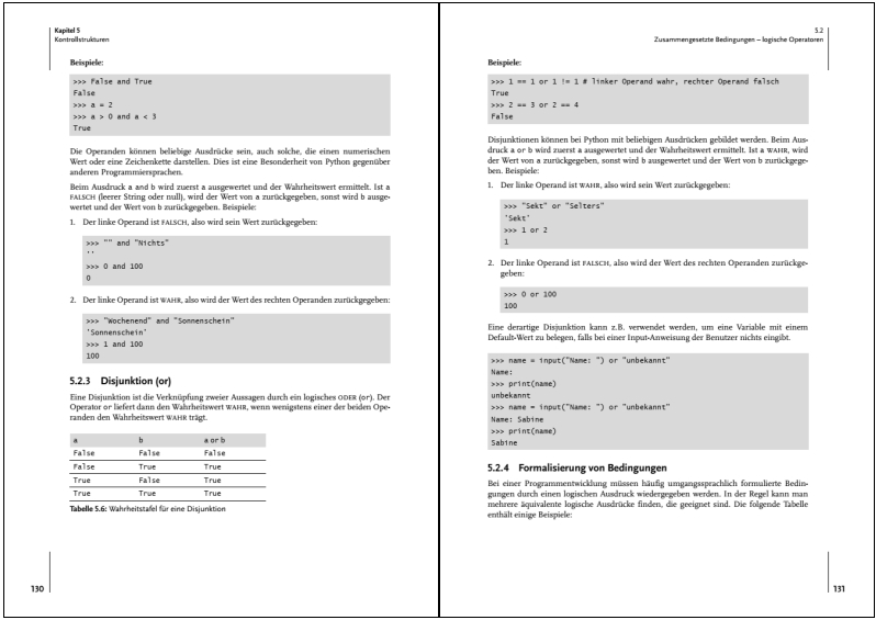 Artikelbild 3 des Artikels “Python 3 - Lernen und professionell anwenden “