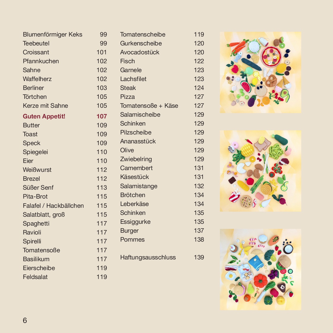 Artikelbild 4 des Artikels “Lieblings-Essen häkeln “