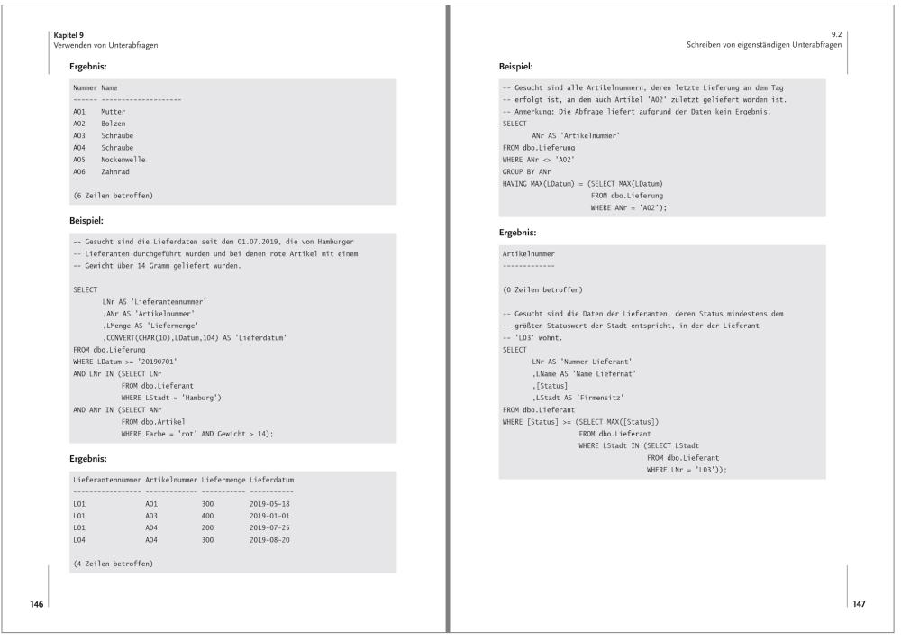 Artikelbild 5 des Artikels “T-SQL-Abfragen für Microsoft SQL-Server 2022 “