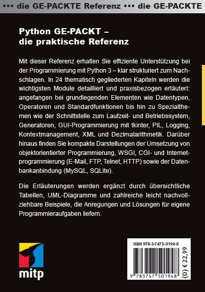 Artikelbild 6 des Artikels “Python GE-PACKT “