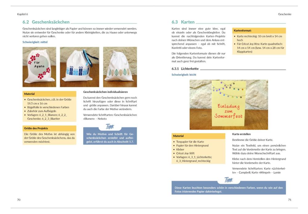 Artikelbild 6 des Artikels “Plotten mit dem Cricut Joy 2 & Cricut Joy Xtra “
