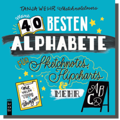 Meine 40 besten Alphabete für Sketchnotes, Flipcharts & mehr 